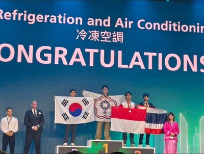 媒體報導-勤益科大機械系學生吳德龍、冷凍空調系學生陳建凱 各勇奪亞洲技能競賽金牌圖片